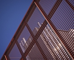 Louvres used on the façade